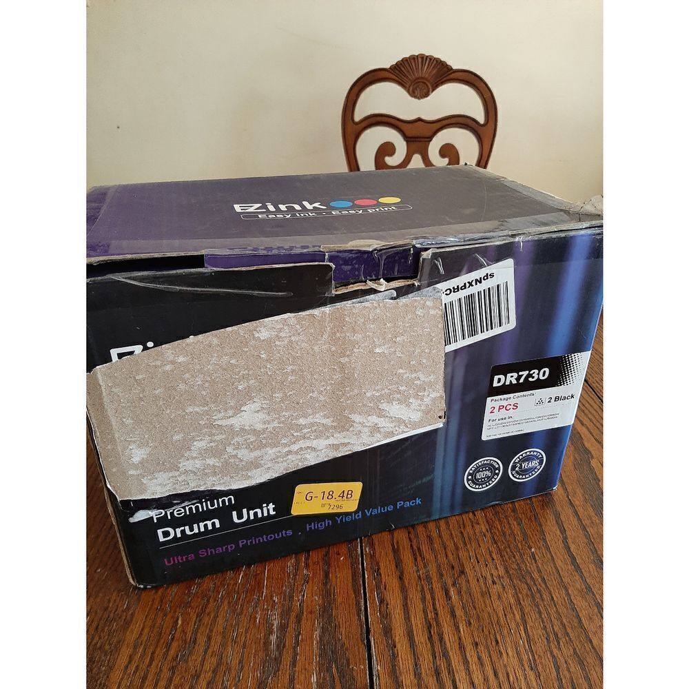 Open Box EZInk Two Dr730 Premium Ink Drum Kits